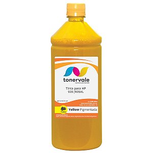 Tinta para HP 935 C2-P26AB Yellow Pigmentada - HP 6830 E3E02A 6230 E3E03A de 1 Litro