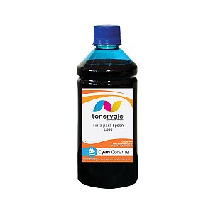 Tinta para Impressora Epson Bulk Ink T673220-AL L800 Ciano Corante de 500ml