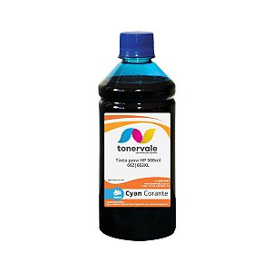 Tinta para Recarga HP CZ104AL 662 Ciano - Impressoras HP 3516 2516 3515 2515 Corante de 500ml