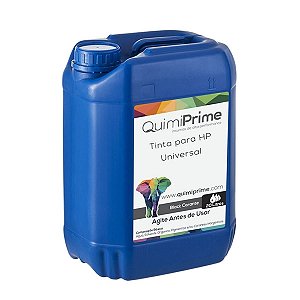 Tinta para Recarga HP Universal Corante Black de 20L - Quimiprime