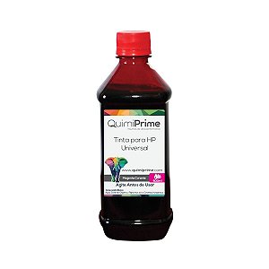 Tinta para Recarga HP Universal Corante Magenta de 500ml - Quimiprime