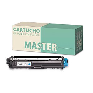 Toner Brother TN 225C TN221 Ciano - MFC 9330CDW DCP 9020CDN HL 3140CW Compatível para 1.400 páginas