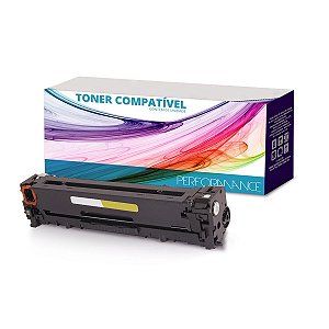 Toner Compatível HP CB542A Yellow 125A - HP CP1215 CM1312 CP1515 CP1510 para 1.400 páginas