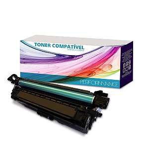 Toner Compatível HP CE250A Black 504A - HP CP3525 CP3525DN CM3530 para 5.000 páginas