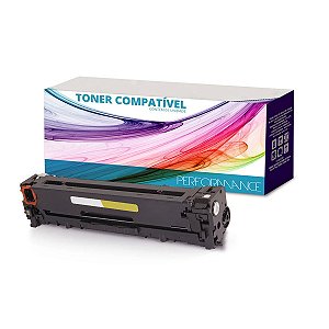 Toner Compatível HP CE322A 128A Yellow - HP CP1525NW CP1525 CM1415FNW CM1415FN para 1.300 páginas