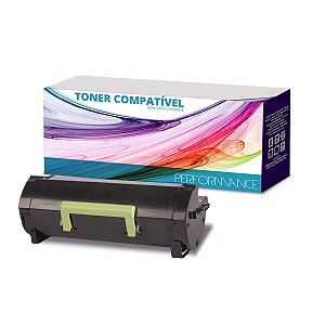 Toner Compatível Lexmark MS610de MS610dn MS410dn MS310dn MS312dn MS315dn - 504 50F4000 para 1.500 Impressões