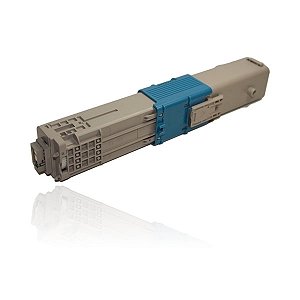 Toner Compatível Okidata C330 C330DN C331 MC361 C310 C530 MC362 MC561 - 44469703 Ciano para 3.000 impressões