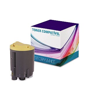 Toner Compatível Xerox Phaser 6110MFP 6110N 6110 - 106R01204 Amarelo para 1.000 cópias