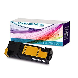 Toner Compatível Xerox Phaser 6500 6505 6500N 6505N - Amarelo 106R01596 para 2.500 páginas