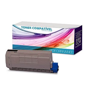 Toner Okidata C830 44059112 Black - C830n C810 C830dn Compatívelpara 8.000 Páginas