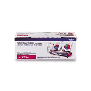 Toner Original Brother TN 221 TN225M Magenta - MFC 9330CDW DCP 9020CDN HL 3140CW para 1.400 páginas