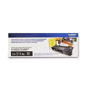 Toner Original Brother TN 311 Preto - L8600CDW L8400CDN L8850CDW HL-L8350CDW para 2.500 cópias