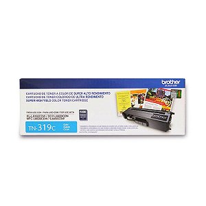 Toner Original Brother TN 319 Cyan - L8600CDW L8400CDN L8850CDW HL-L8350CDW para 6.000 cópias