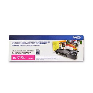 Toner Original Brother TN 319 Magenta - L8850CDW L8600CDW HL-L8350CDW L8400CDN para 6.000 cópias