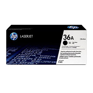 Toner Original HP 36A CB436A - HP M1120 P1505 M1522 P1505N M1522NF para 2.000 páginas