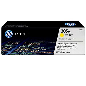 Toner Original HP CE412A Yellow 305A -HP M451DW PRO 400 M451 M475DN M451DN para 2.600 páginas