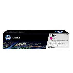 Toner Original HP CP1025 M175 CP1025NW M175A M175NW - HP 126A CE313A Magenta para 1.000 cópias