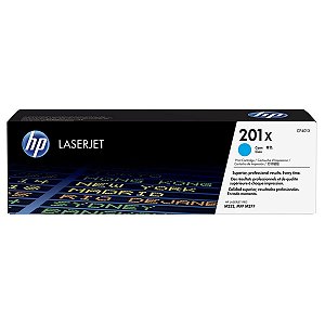 Toner Original HP M277dw M252dw - HP 201X CF401X Ciano para 2.300 impressões