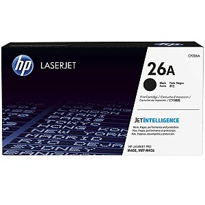 Toner Original HP M402DN M426DW M402N - 26A CF226A para 3.100 cópias