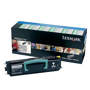 Toner Original Lexmark X203A21G - X204N X204 X203 203 204 para 6.000 impressões