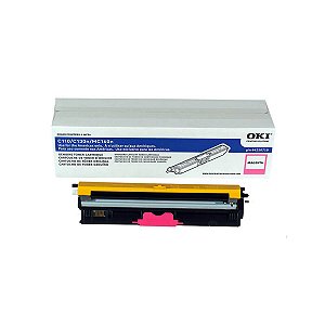 Toner Original Okidata C110 MC160 C130 - 44250710 Magenta para 2.500 Cópias