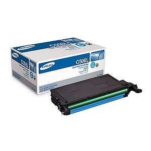 Toner Original Samsung CLT-C508L Cyan - CLX-6250FX CLP-670 CLX-6220 CLP-620ND para 5.000 impressões