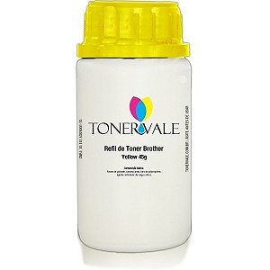 Toner Refil Brother TN221Y TN225Y Yellow - MFC 9330CDW HL 3140CW DCP 9020CDN de 45g