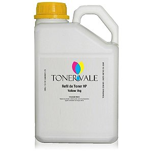 Toner Refil HP 125A CB542A Yellow - HP CP1215, CM1312, CP1515, CP1510, CP1518 de 1Kg