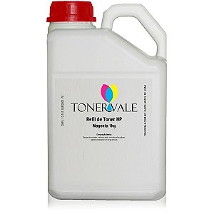 Toner Refil HP 125A CB543A Magenta - HP CP1215, CM1312, CP1515, CP1510, CP1518 de 1Kg