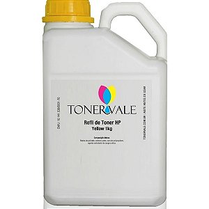 Toner Refil HP 307A CE742A Yellow - HP CP5225 CP5225DN CP5225N de 1kg