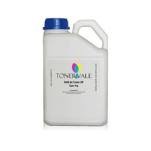 Toner Refil HP 504A CE251A Ciano - HP CP3525 CP3525DN CP3525N CM3530 de 1Kg