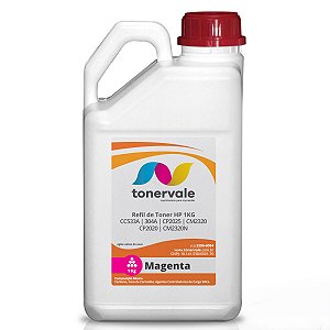 Toner Refil HP CC533A 304A Magenta - HP CP2025, CM2320, CP2025DN, CM2320NF de 1Kg