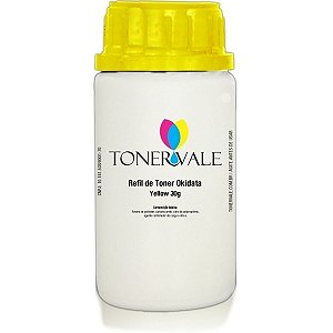 Toner Refil Okidata C110 MC160 C130 - 44250709 Yellow de 30gr