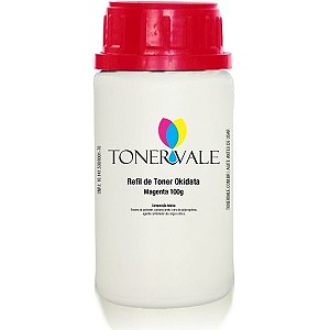 Toner Refil Okidata C330 C330DN C331 MC361 C310 C530 MC362 MC561 - 44469702 Magenta de 45g