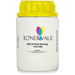 Toner Refil Samsung CLT-Y407S Yellow - CLP-325 CLX-3185N CLP-325W CLX-3185FW CLX-3185 CLP-320 de 500g