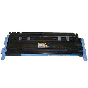 Toner Compatível HP Q6001A Ciano - HP 2600 2600N 2605DN CM1015 CM1017 para 2.000 impressões