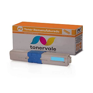 Toner Compatível Okidata C330 C330DN C331 MC361 C310 C530 MC362 MC561 - 44469703 Ciano para 3.000 Cópias