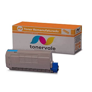 Toner Compatível Okidata C830n C830 C830dn C810 - 44059111 Ciano para 8.000 Cópias