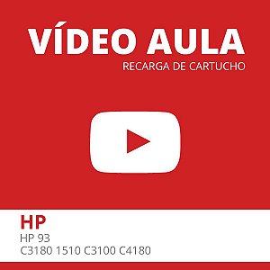 Video Aula - Recarga de Cartucho HP 93 - HP C3180 1510 C3100 C4180 Color