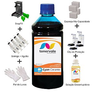 Tinta Canon MP150 CL-51 Cyan de 500ml Linha Platinum