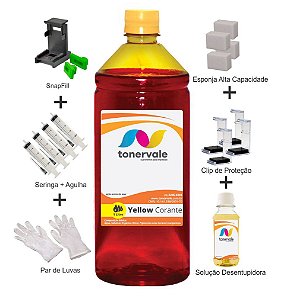 Tinta HP 3520 28 - C8728AL Yellow de 1 Litro Linha Platinum