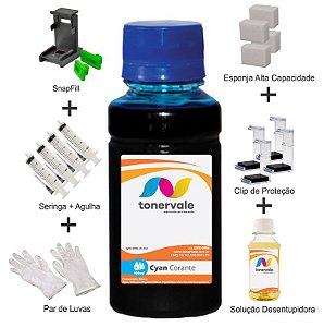 Tinta HP 2646 662 - CZ104AB Cyan de 100ml Linha Platinum