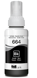 Refil de Tinta Para Epson T664120 Black Compatível