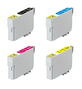 Kit Cartucho Para Epson TX133 T133120 CMYK compatível