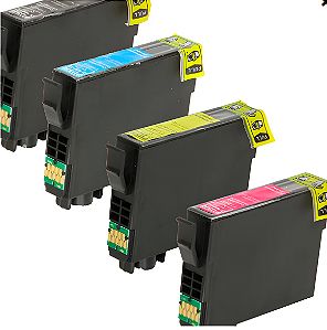 Kit Cartucho Para Epson XP214 T194120 CMYK compatível
