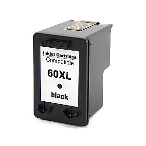 Cartucho Para HP 60xl - CC640WB Black Compatível