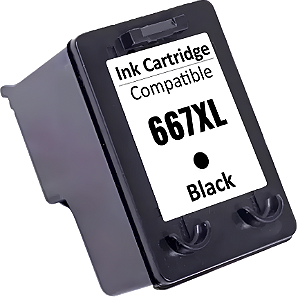 Cartucho Para HP 667xl - 3YM79AB Black Compatível