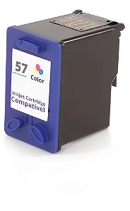 Cartucho Para HP 5150 57xl - C6657A Color Compatível