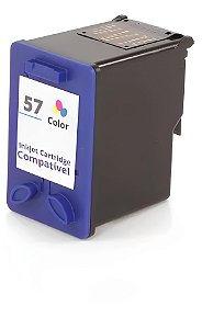 Cartucho Para HP 5850 57xl - C6657A Color Compatível