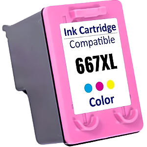 Cartucho Para HP 667xl - 3YM78AB Color Compatível